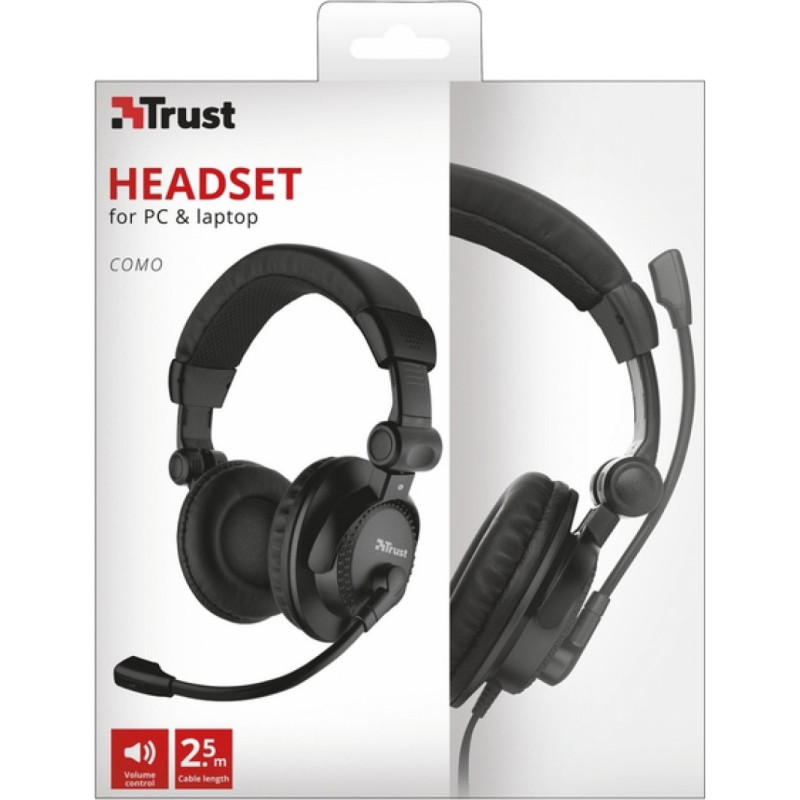 Навушники Trust Como Headset Black (16659)