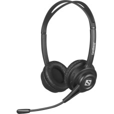 Навушники Sandberg Wireless Headset ANC+ENC Bluetooth Black (126-44)