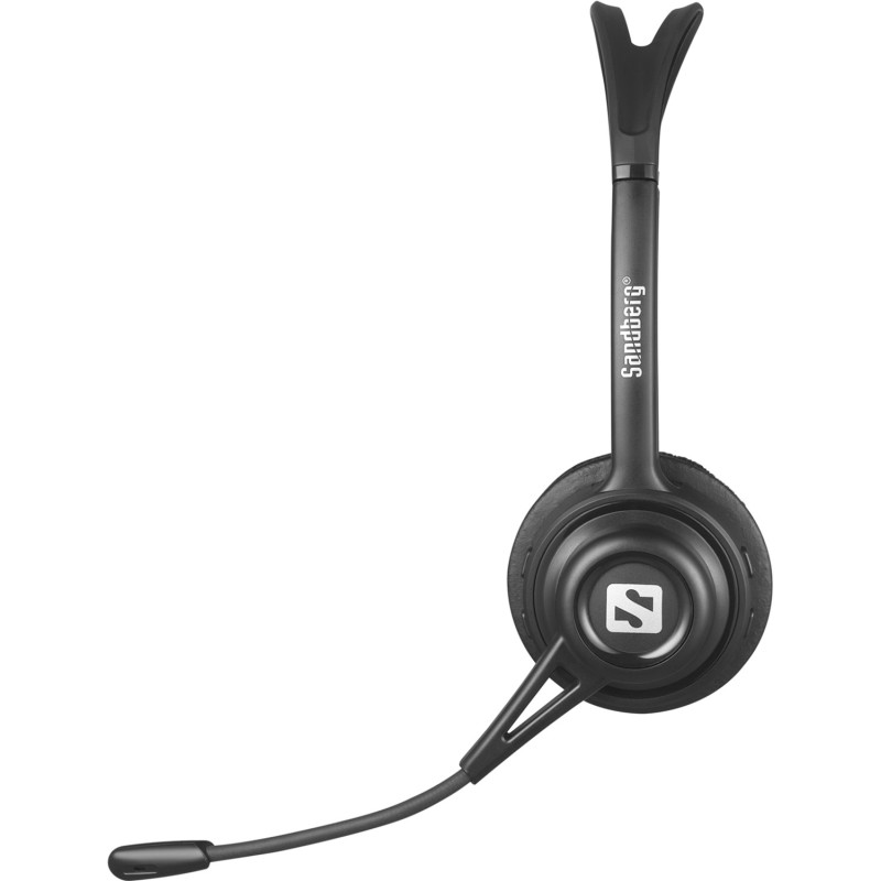 Навушники Sandberg Wireless Headset ANC+ENC Bluetooth Black (126-44)