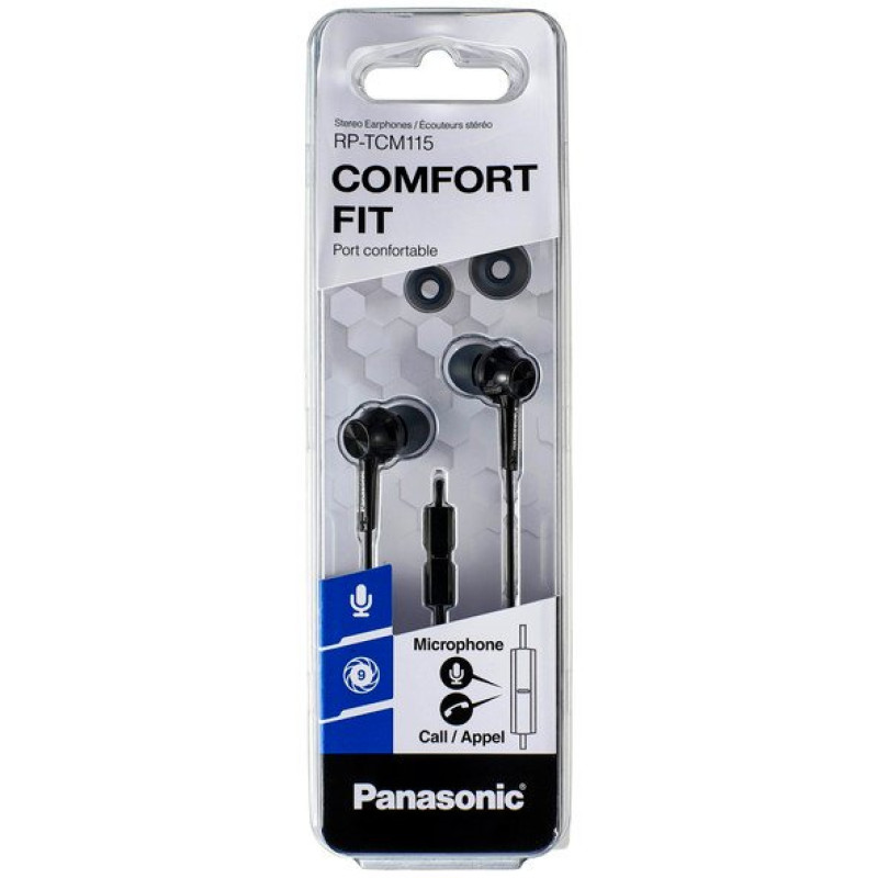 Навушники Panasonic RP-TCM115GC-K Black