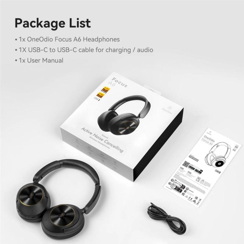 Навушники OneOdio A6 Black