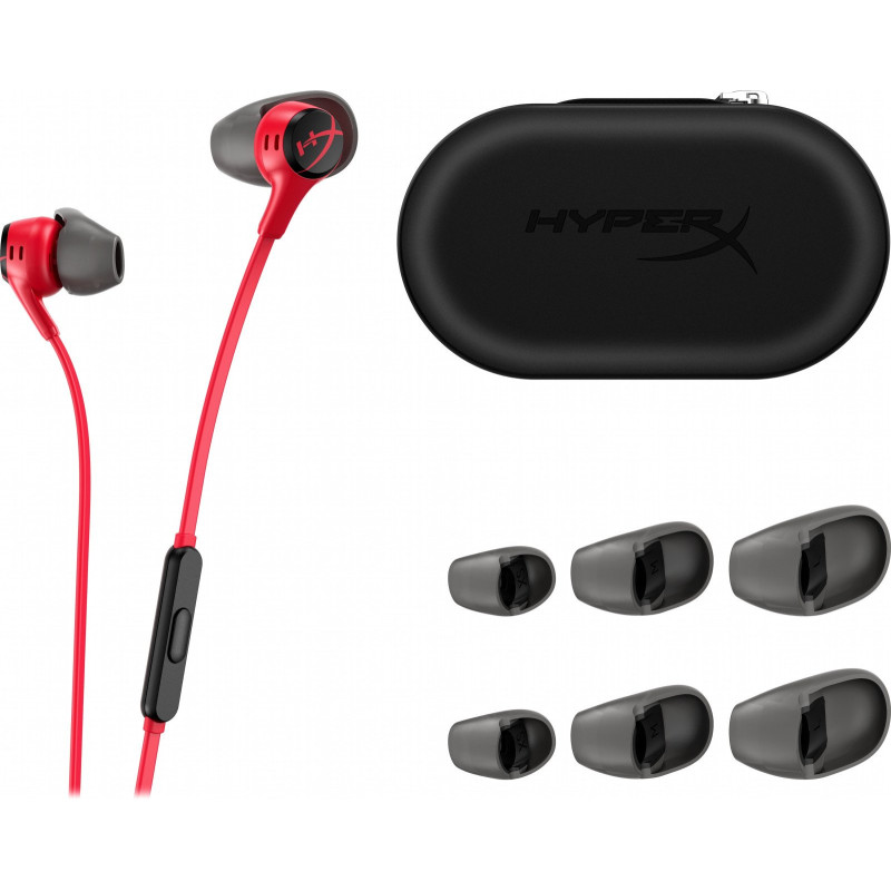 Навушники HyperX Cloud Earbuds II 3.5 мм Red (705L8AA)