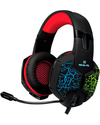 Навушники REAL-EL GDX-7750 Black-Red