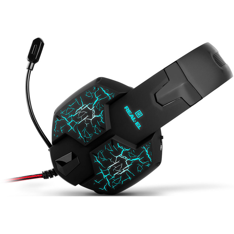 Навушники REAL-EL GDX-7750 Black-Red