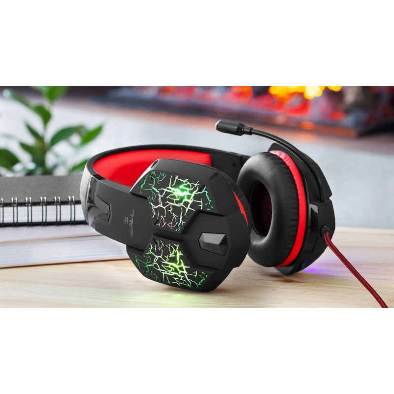 Навушники REAL-EL GDX-7750 Black-Red