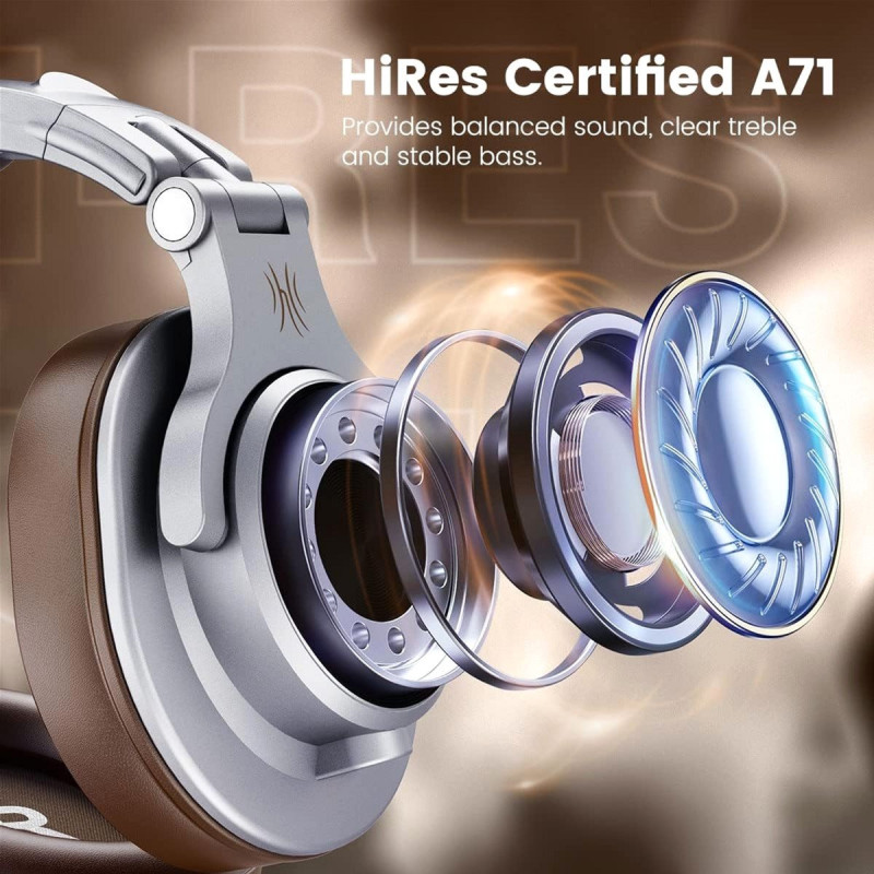 Навушники OneOdio A71 Silver Brown