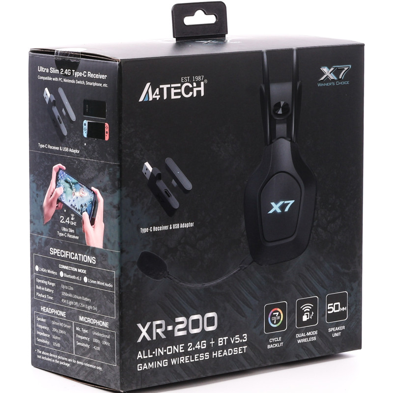 Навушники A4Tech XR-200 Black
