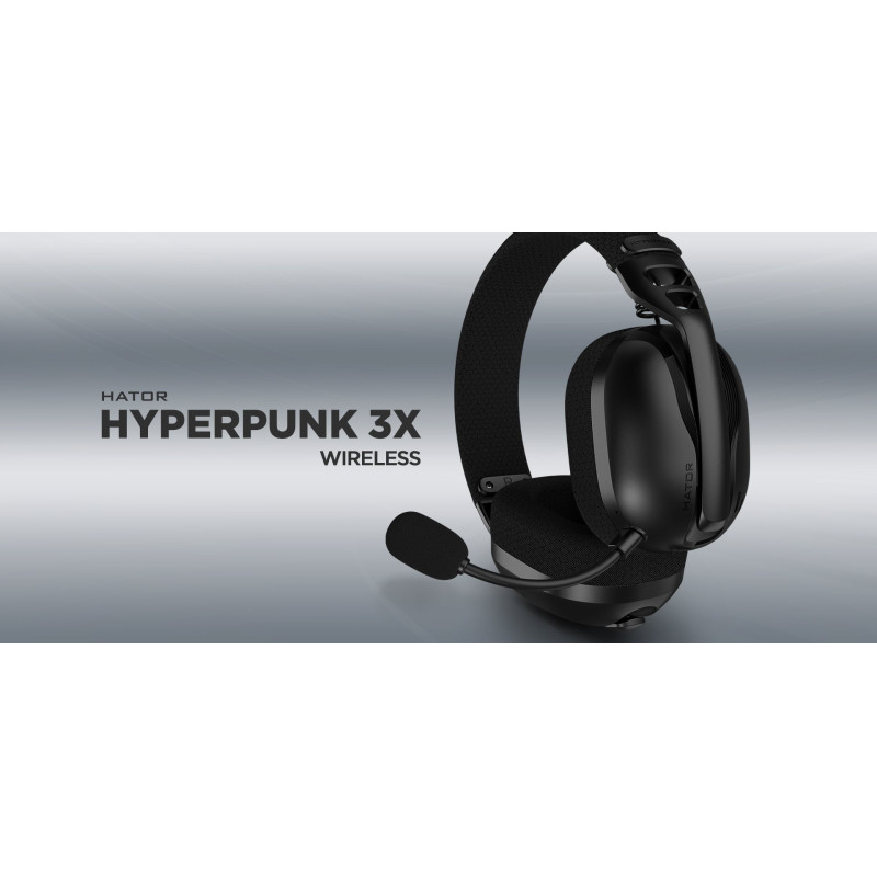 Навушники HATOR Hyperpunk 3X Wireless Black (ESH14)