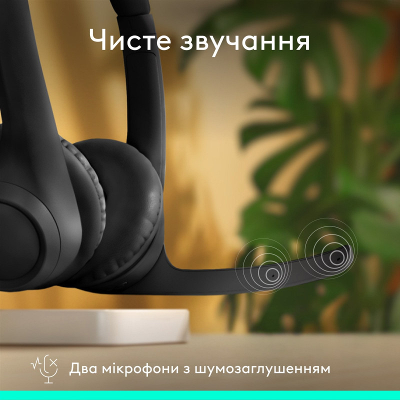 Навушники Logitech Zone 300 Wireless Black (981-001407)