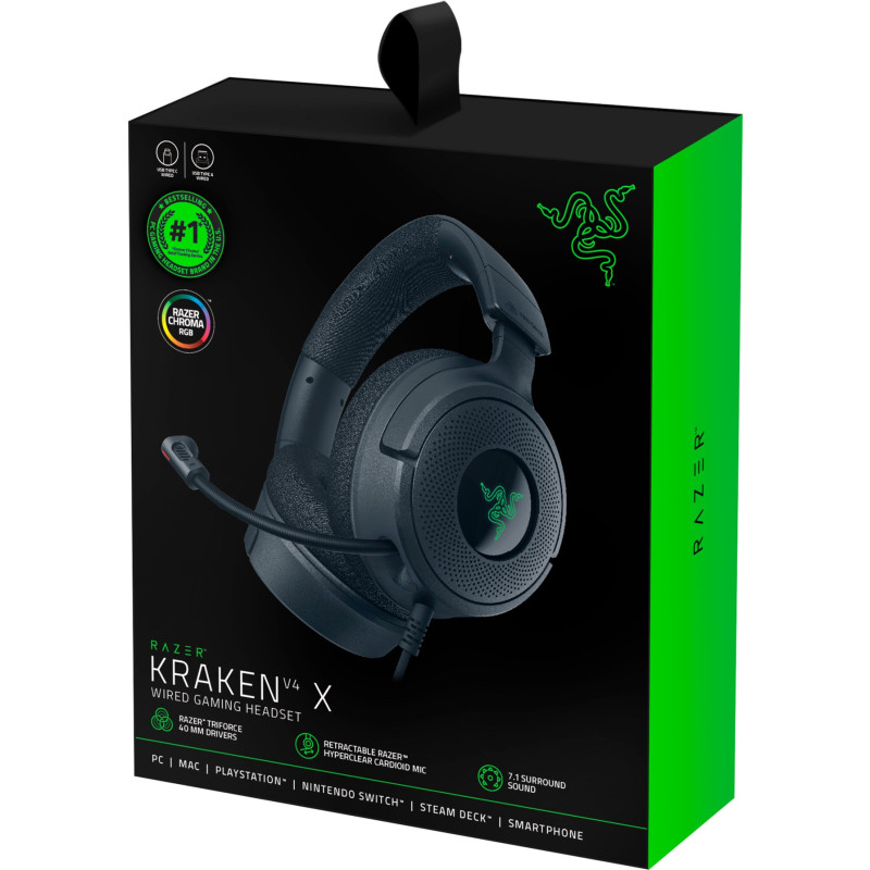 Навушники RAZER Kraken V4 X (RZ04-05180100-R3M1)