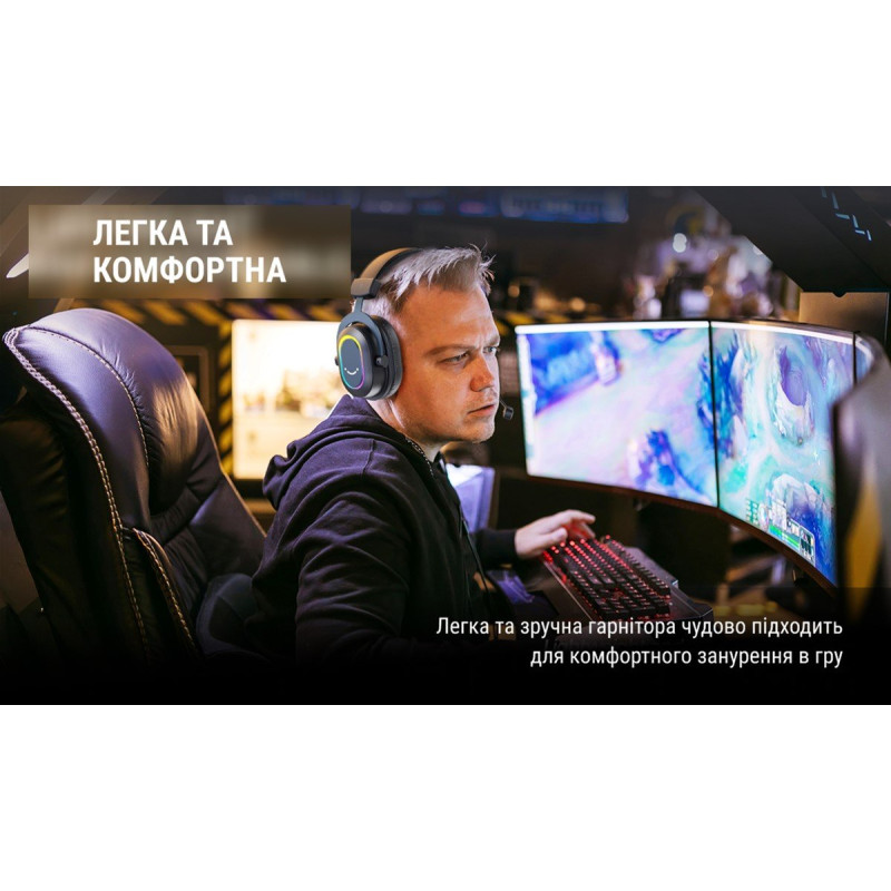 Навушники Fifine RGB H6 Black