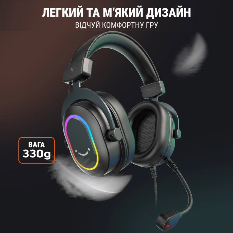 Навушники Fifine RGB H6 Black