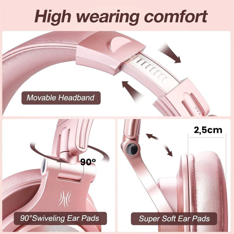 Навушники OneOdio Fusion A70 Rose Gold