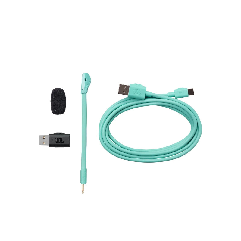 Навушники JBL Quantum 360 Wireless Teal (JBLQTUM360CYN)