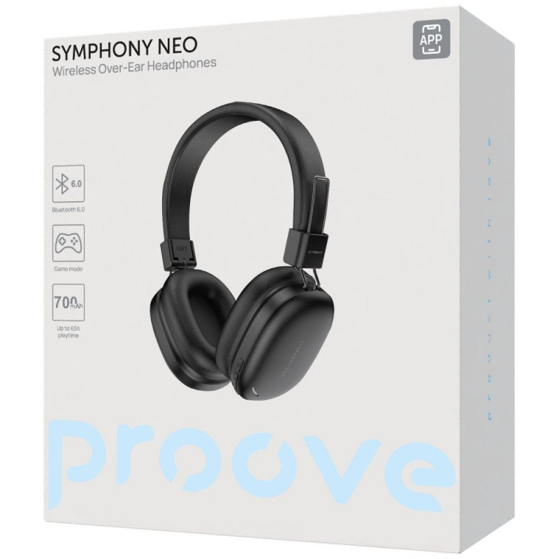 Навушники Proove Symphony Neo (APP) black (HPSN0001AP01)