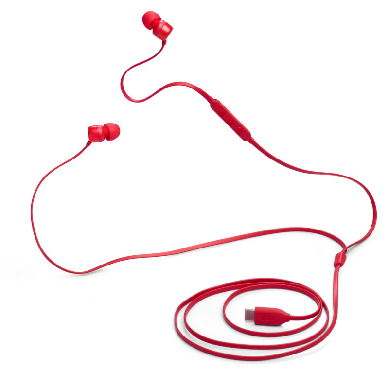 Навушники JBL Tune 310C USB-C Red (JBLT310CRED)