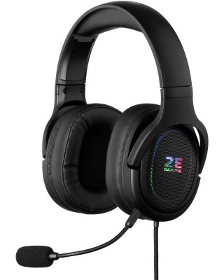 Навушники 2E HG330 Gaming LED black (2E-HG330BK)