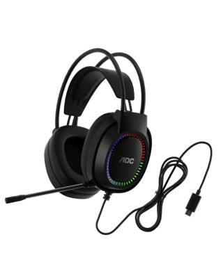 Навушники AOC ACG2500BK RGB Black (ACG2500BK/00)