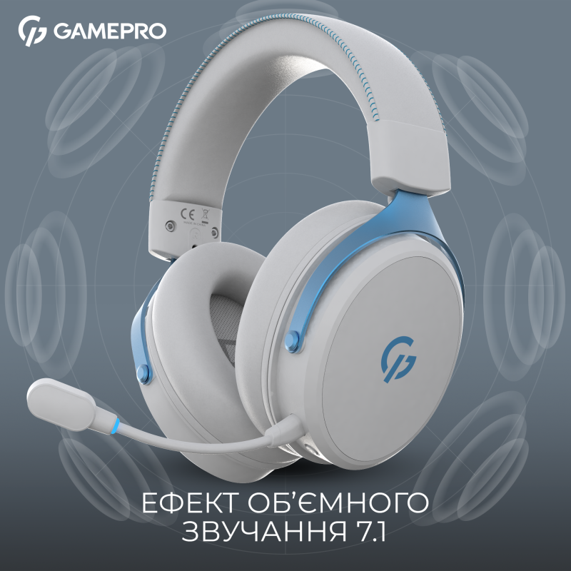 Навушники GamePro Asgard Skadi White (HSW191WB)