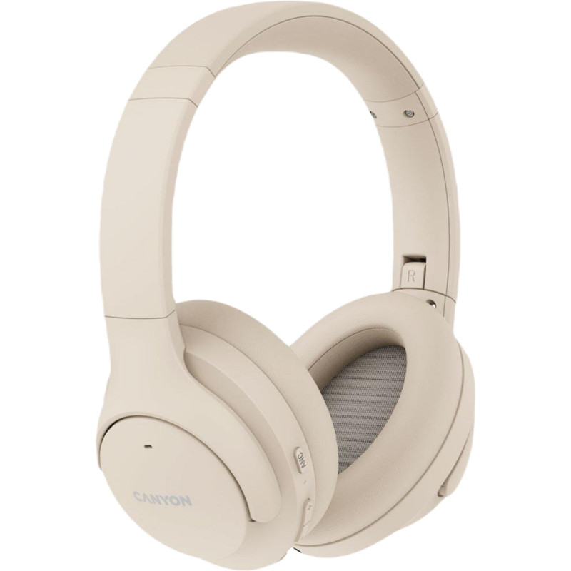 Навушники Canyon OnRiff 10 ANC Bluetooth Beige (CNS-CBTHS10BG)