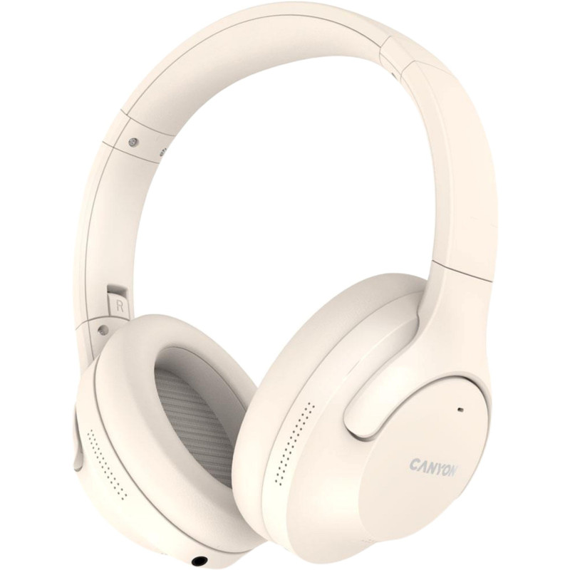 Навушники Canyon OnRiff 10 ANC Bluetooth Beige (CNS-CBTHS10BG)