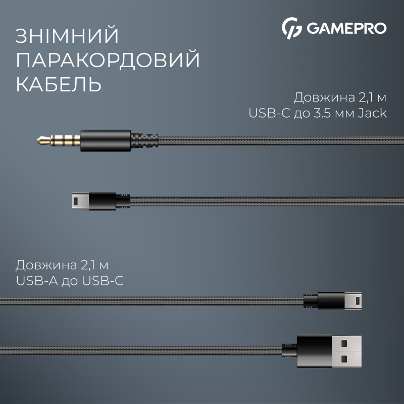 Гарнітура GamePro Asgard Freya Black (HS145B)