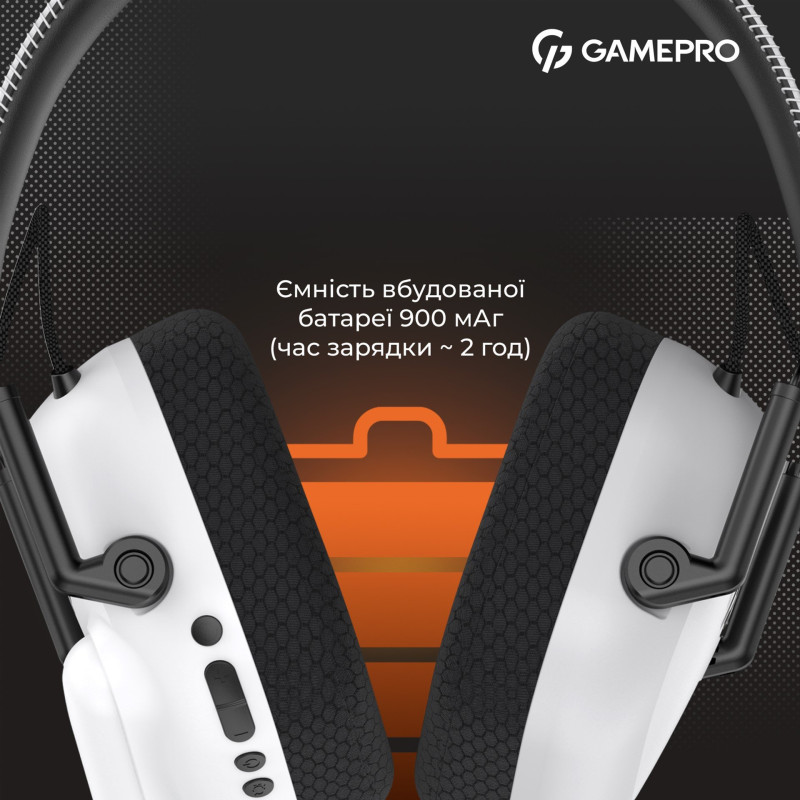 Гарнітура GamePro Genesis Mercury Pro White (HSW120W)