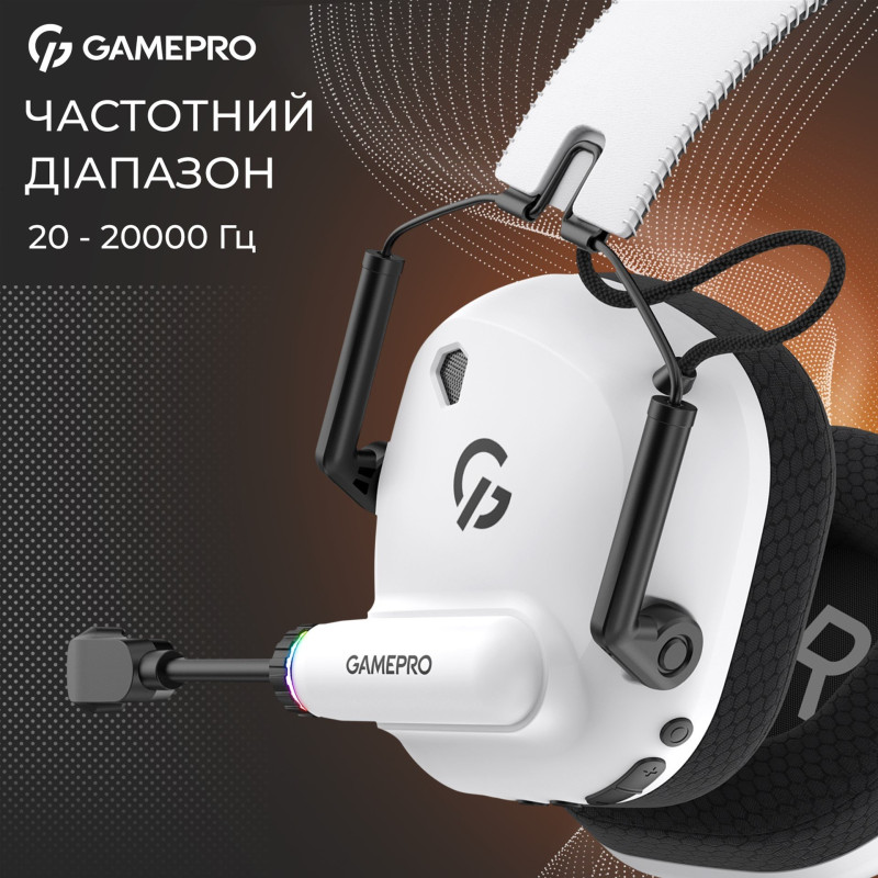 Гарнітура GamePro Genesis Mercury Pro White (HSW120W)