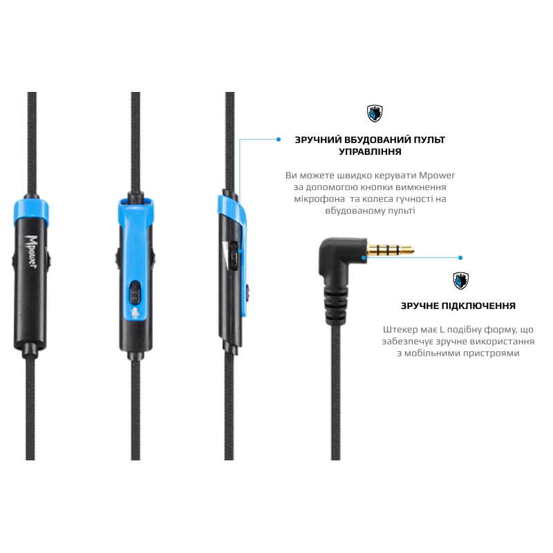 Навушники Sades SA-723 Mpower Blue/Black (sa723blj)