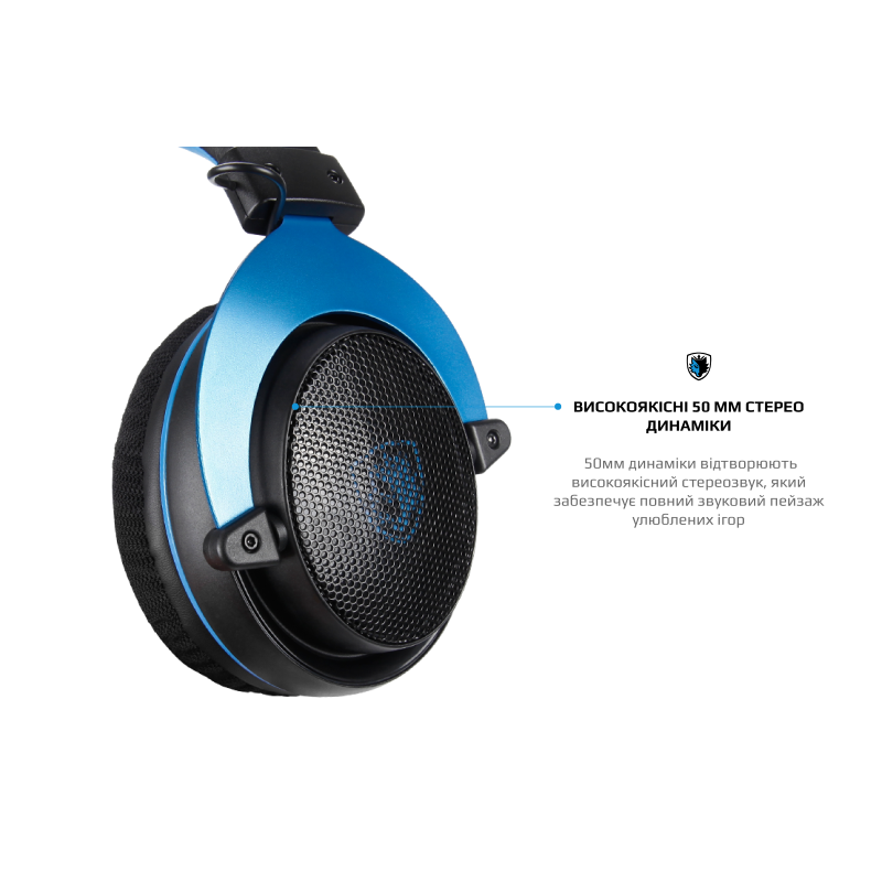 Навушники Sades SA-723 Mpower Blue/Black (sa723blj)