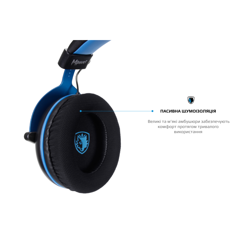 Навушники Sades SA-723 Mpower Blue/Black (sa723blj)