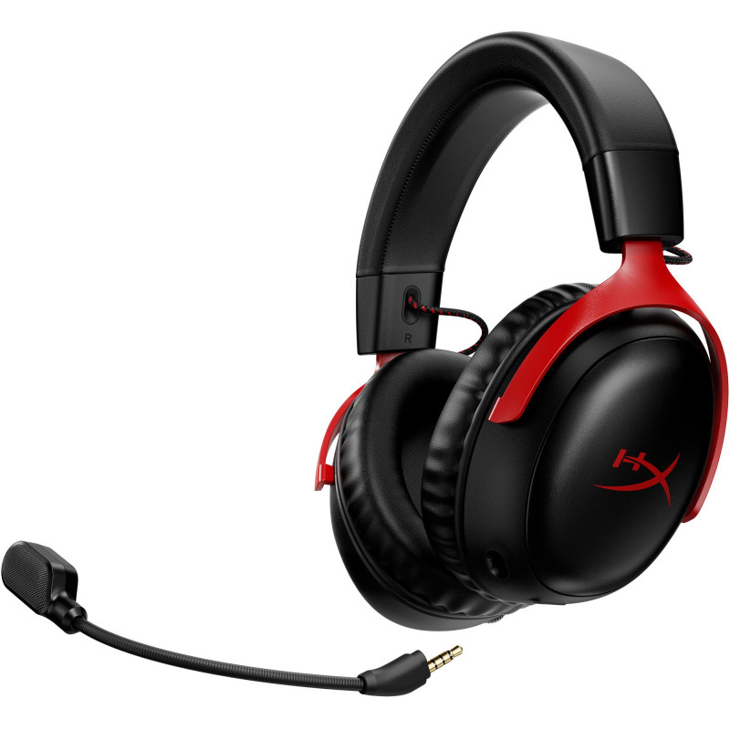 Навушники HyperX Cloud III WL USB-A/USB-C Black/Red (77Z46AA)