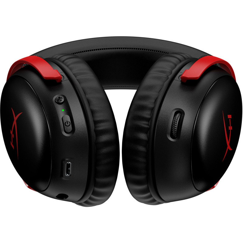Навушники HyperX Cloud III WL USB-A/USB-C Black/Red (77Z46AA)