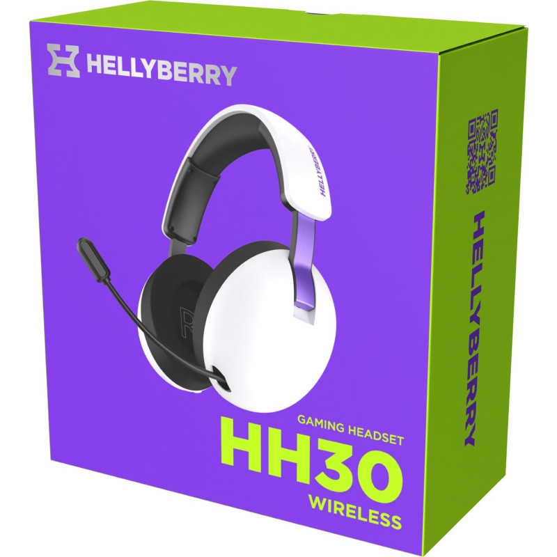 Навушники Hator Hellyberry HH30 Wireless White/Violet (HH30_wireless_WV)