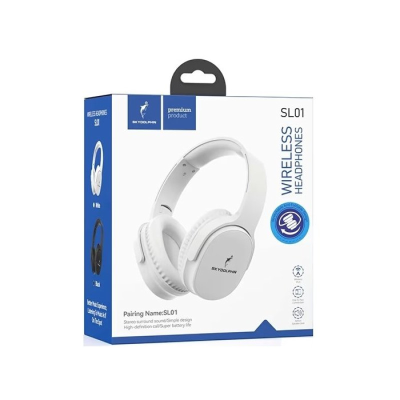 Навушники SkyDolphin SL01 White (SDBTE-000185)