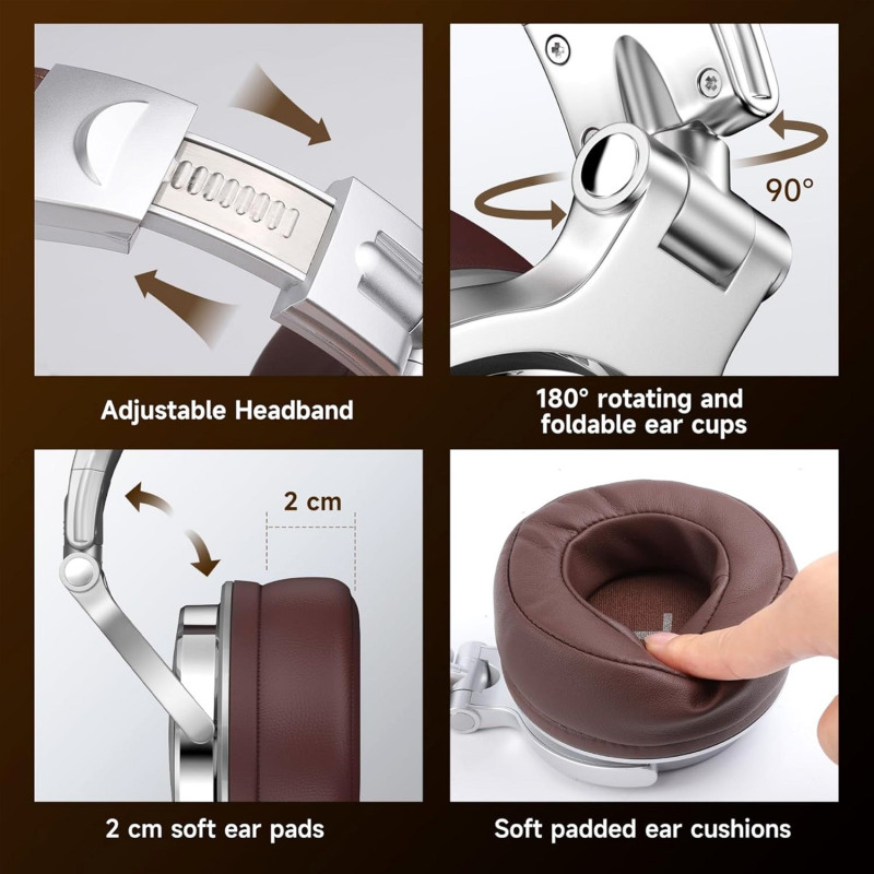 Навушники OneOdio Pro 30 Silver