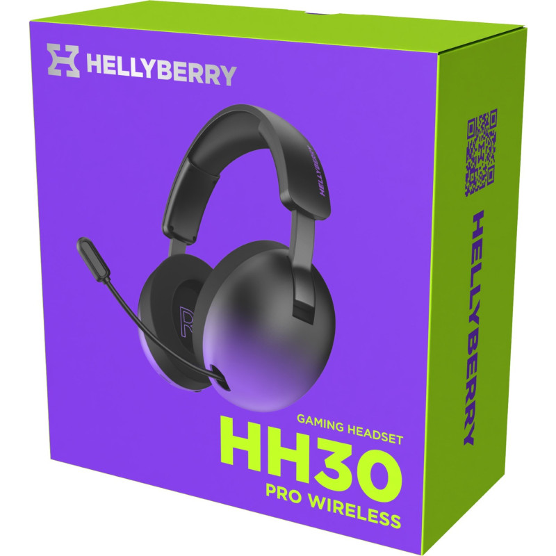 Наушники Hator Hellyberry HH30 Pro Wireless Black/Violet (HH30_PRO_wireless_BV)