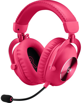 Навушники Logitech G Pro X2 Wireless LightSpeed Magenta (981-001275)