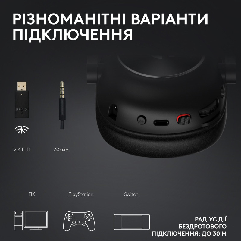 Навушники Logitech G Pro X2 Wireless LightSpeed Magenta (981-001275)