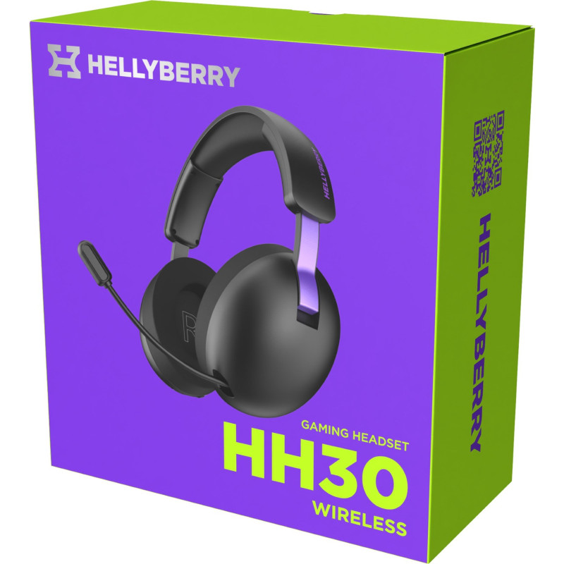 Наушники Hator Hellyberry HH30 Wireless Black/Violet (HH30_wireless_BV)