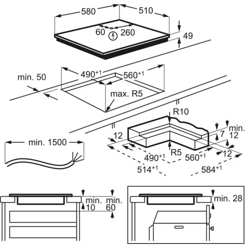 Варильна поверхня ELECTROLUX KIS62453I