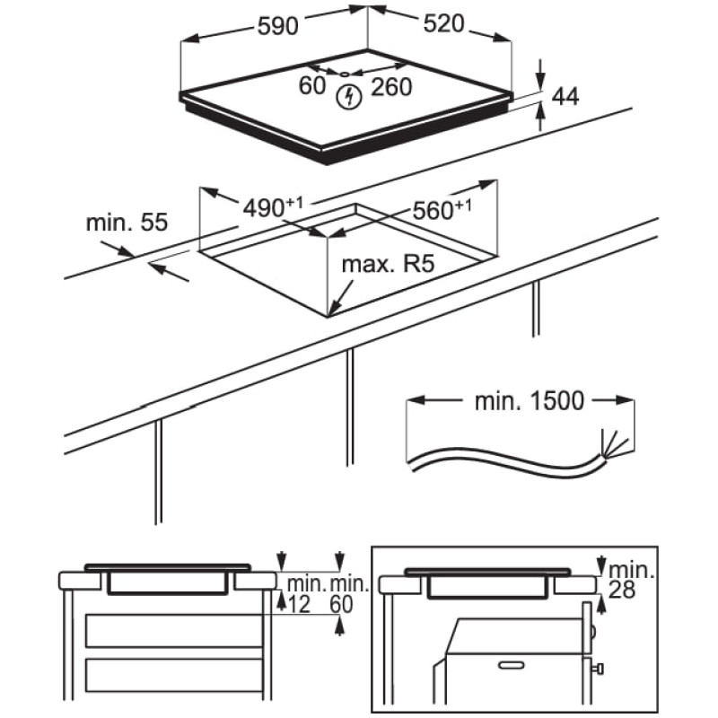 Варильна поверхня Electrolux LIV63431BK