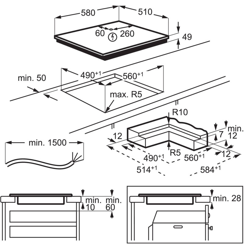 Варильна поверхня Electrolux EIS62453IT