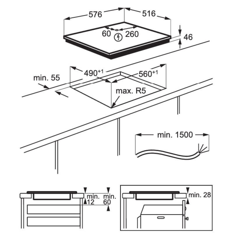 Варильна поверхня Electrolux EIT60443X