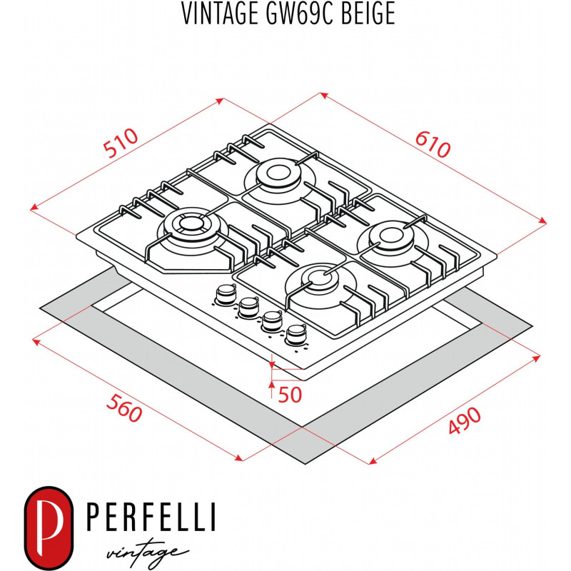 Hon Surface Perfelli Vintage GW69C Beige