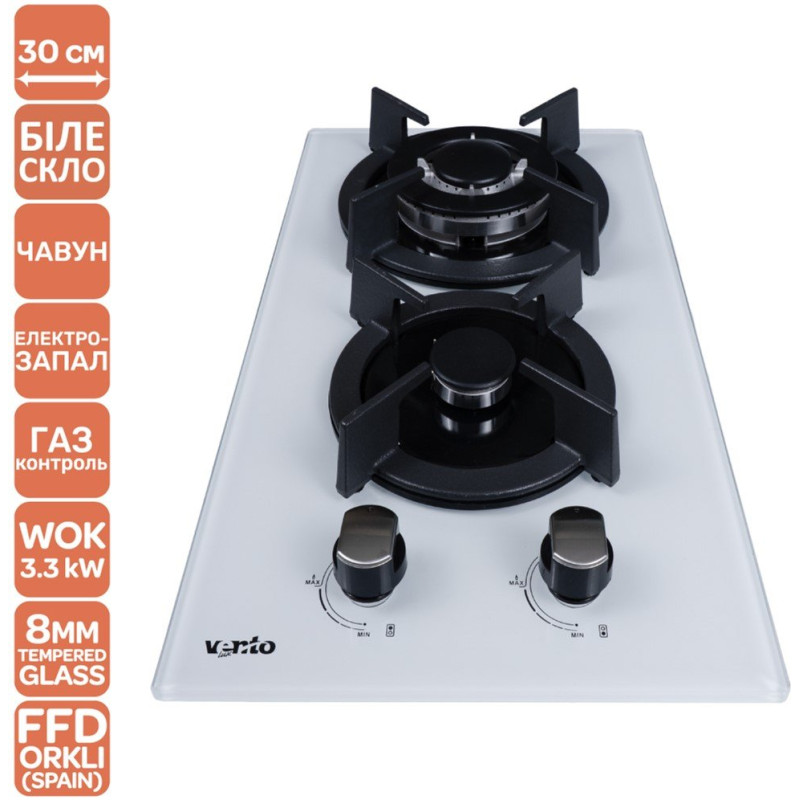 Варильна поверхня Ventolux HG320 RCEST (WH) 7