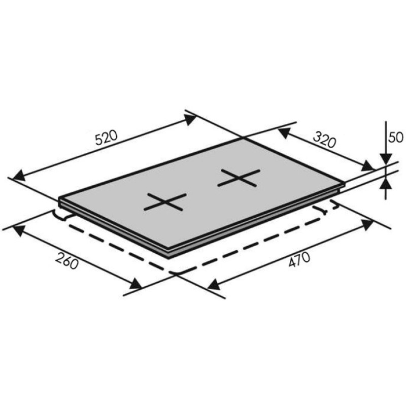 Варильна поверхня Ventolux HG320 RCEST (WH) 7