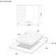 Варильна поверхня PYRAMIDA IH P 644 BZ