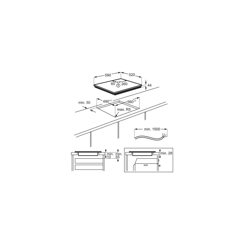 Варильна поверхня Electrolux EIV64453