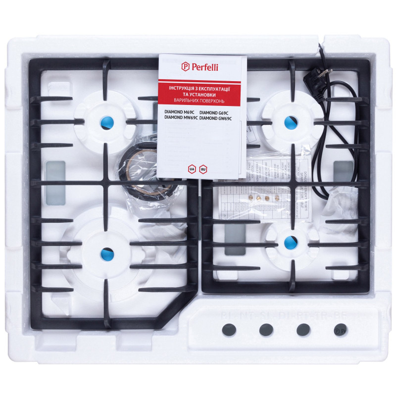 Варильна поверхня Perfelli DIAMOND M69C INOX